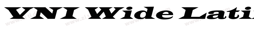 VNI Wide Latin字体转换